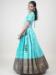 Picture of Excellent Silk Pale Turquoise Lehenga Choli