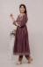 Picture of Rayon & Cotton Saddle Brown Readymade Salwar Kameez