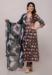 Picture of Rayon & Cotton Dark Slate Grey Readymade Salwar Kameez