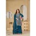 Picture of Chiffon Midnight Blue Straight Cut Salwar Kameez