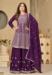 Picture of Charming Chiffon Brown Straight Cut Salwar Kameez