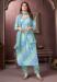 Picture of Rayon Light Steel Blue Readymade Salwar Kameez