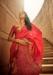 Picture of Excellent Silk Tomato Saree