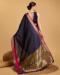 Picture of Magnificent Silk Navy Blue Saree