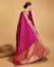 Picture of Lovely Silk Plum Saree