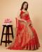 Picture of Excellent Silk Crimson Saree