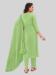 Picture of Admirable Silk Dark Khaki Straight Cut Salwar Kameez