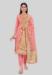 Picture of Silk Pale Violet Red Straight Cut Salwar Kameez