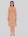 Picture of Marvelous Silk Coral Straight Cut Salwar Kameez