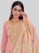 Picture of Wonderful Silk Tan Straight Cut Salwar Kameez