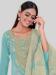 Picture of Statuesque Silk Cadet Blue Straight Cut Salwar Kameez