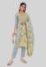 Picture of Statuesque Silk Dark Grey Straight Cut Salwar Kameez