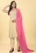 Picture of Silk Pale Golden Rod Straight Cut Salwar Kameez