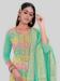 Picture of Medium Aqua Marine Straight Cut Salwar Kameez