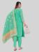 Picture of Medium Aqua Marine Straight Cut Salwar Kameez