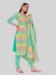 Picture of Medium Aqua Marine Straight Cut Salwar Kameez