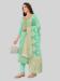 Picture of Medium Aqua Marine Straight Cut Salwar Kameez