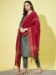 Picture of Amazing Cotton & Silk Grey Readymade Salwar Kameez