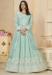 Picture of Sightly Georgette Light Blue Readymade Salwar Kameez