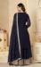 Picture of Alluring Georgette Navy Blue Readymade Salwar Kameez