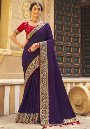 Picture of Nice Silk Dark Slate Grey Saree