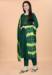 Picture of Graceful Cotton Forest Green Readymade Salwar Kameez