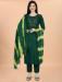 Picture of Graceful Cotton Forest Green Readymade Salwar Kameez