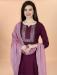 Picture of Beautiful Cotton Saddle Brown Readymade Salwar Kameez