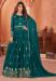 Picture of Sublime Silk Teal Anarkali Salwar Kameez