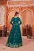 Picture of Sublime Silk Teal Anarkali Salwar Kameez