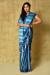 Picture of Exquisite Satin Slate Blue Saree