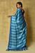 Picture of Exquisite Satin Slate Blue Saree