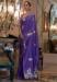 Picture of Resplendent Organza Purple Saree