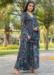 Picture of Radiant Georgette Cadet Blue Readymade Gown