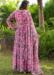 Picture of Fine Georgette Rosy Brown Readymade Gown