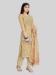 Picture of Classy Silk Tan Straight Cut Salwar Kameez