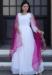 Picture of Superb Georgette White Readymade Gown