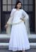 Picture of Nice Georgette White Readymade Gown