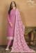 Picture of Georgette Pale Violet Red Straight Cut Salwar Kameez