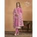 Picture of Georgette Pale Violet Red Straight Cut Salwar Kameez