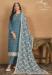 Picture of Georgette Dark Slate Grey Straight Cut Salwar Kameez