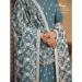 Picture of Georgette Dark Slate Grey Straight Cut Salwar Kameez