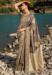 Picture of Comely Silk Dark Khaki Saree