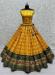 Picture of Comely Chiffon Golden Lehenga Choli