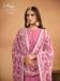 Picture of Georgette Pale Violet Red Straight Cut Salwar Kameez