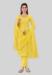 Picture of Charming Silk Yellow Straight Cut Salwar Kameez