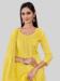 Picture of Charming Silk Yellow Straight Cut Salwar Kameez