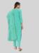 Picture of Medium Aqua Marine Straight Cut Salwar Kameez