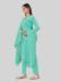 Picture of Medium Aqua Marine Straight Cut Salwar Kameez