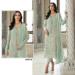 Picture of Georgette Dark Sea Green Straight Cut Salwar Kameez